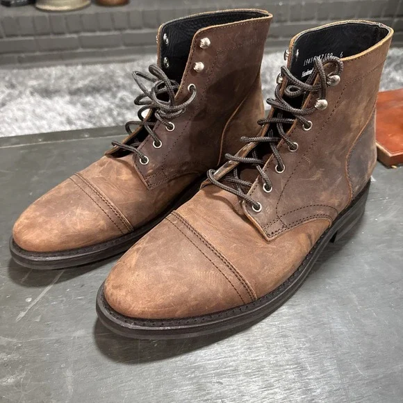 Thursday Boot Company Men's Captain Arizona Adobe Lace-Up Boots Size 10.5 - Picture 3 of 10